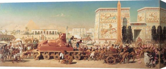 Edward John Poynter Israel in Egypt Stretched Canvas Painting / Canvas Art