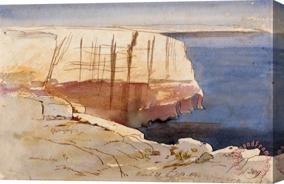 Edward Lear Gozo, Near Malta Stretched Canvas Painting / Canvas Art