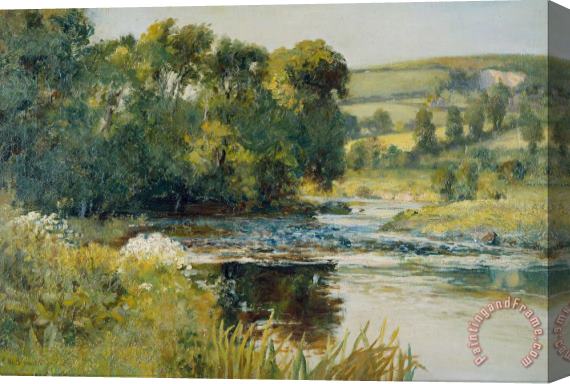 Edward Mitchell Bannister Streamside Stretched Canvas Painting / Canvas Art
