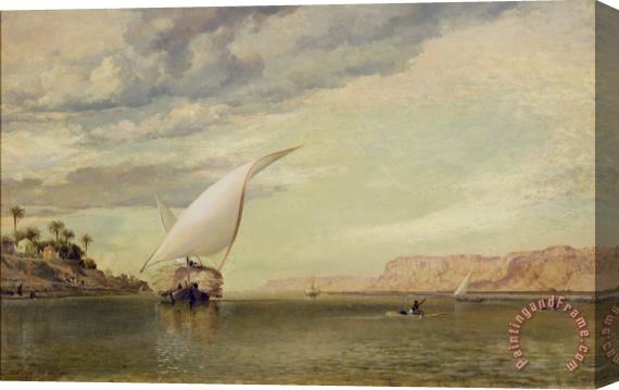 Edward William Cooke On the Nile Stretched Canvas Painting / Canvas Art