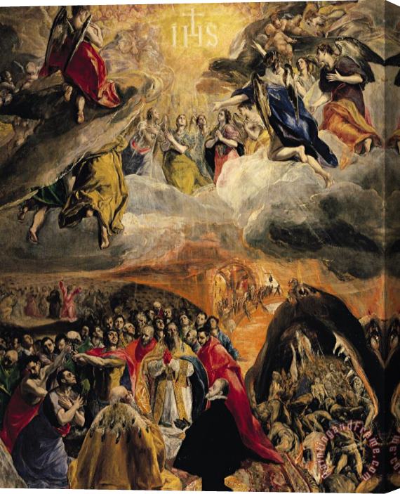 El Greco Domenico Theotocopuli The Adoration Of The Name Of Jesus Stretched Canvas Print / Canvas Art