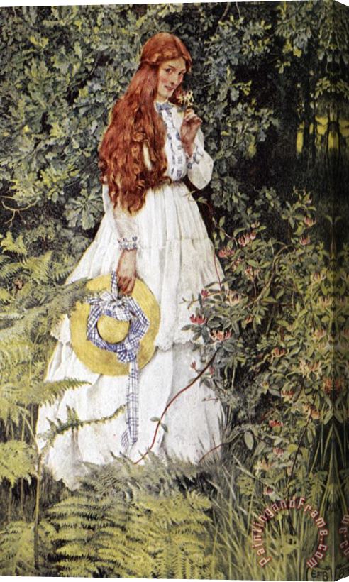 Eleanor Fortescue Brickdale Is She Not Pure Gold, My Mistress Stretched Canvas Painting / Canvas Art