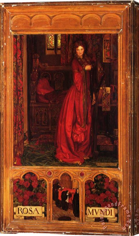 Eleanor Fortescue Brickdale Rosamond Stretched Canvas Print / Canvas Art