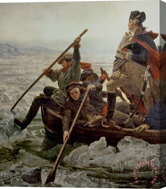 Emanuel Gottlieb Leutze Washington Crossing the Delaware River Stretched Canvas Print / Canvas Art