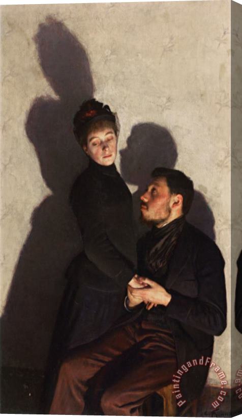 Emile Friant Ombres Portees Stretched Canvas Print / Canvas Art