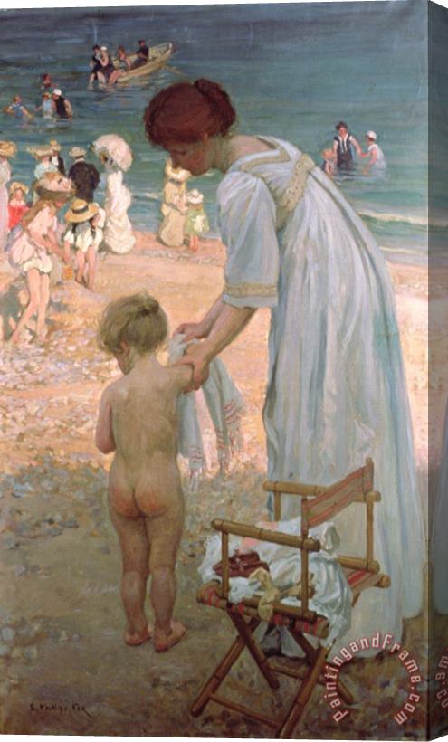 Emmanuel Phillips Fox The Bathing Hour Stretched Canvas Print / Canvas Art