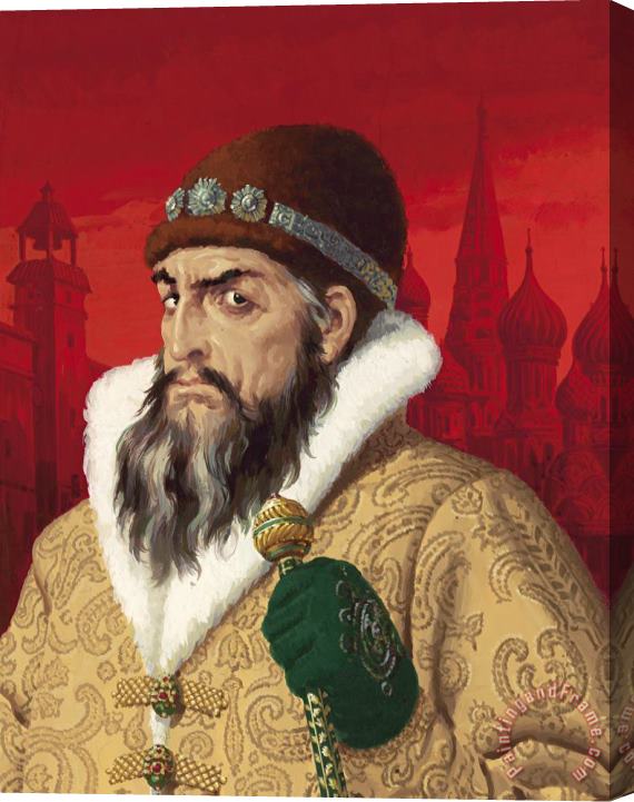 English School Ivan the Terrible Stretched Canvas Painting / Canvas Art