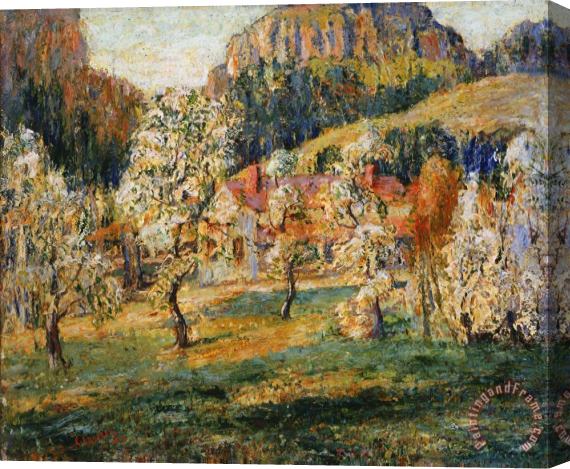 Ernest Lawson May in The Mountains Stretched Canvas Painting / Canvas Art