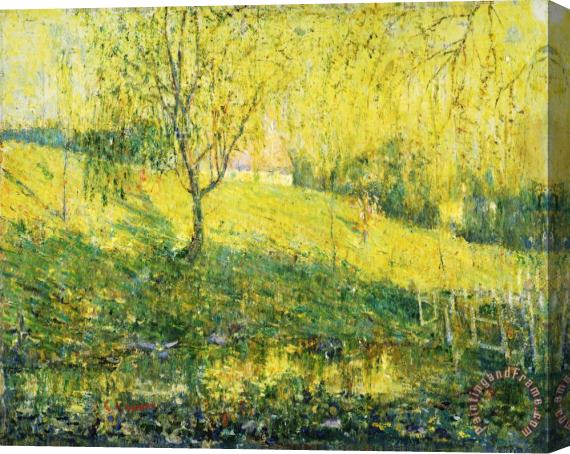 Ernest Lawson Spring Stretched Canvas Painting / Canvas Art