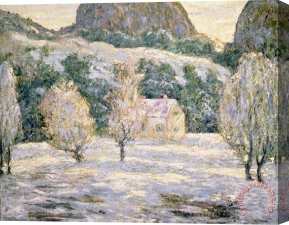 Ernest Lawson Winter Stretched Canvas Painting / Canvas Art