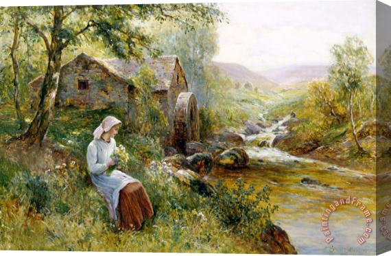 Ernest Walbourn The Mill Stream Stretched Canvas Print / Canvas Art