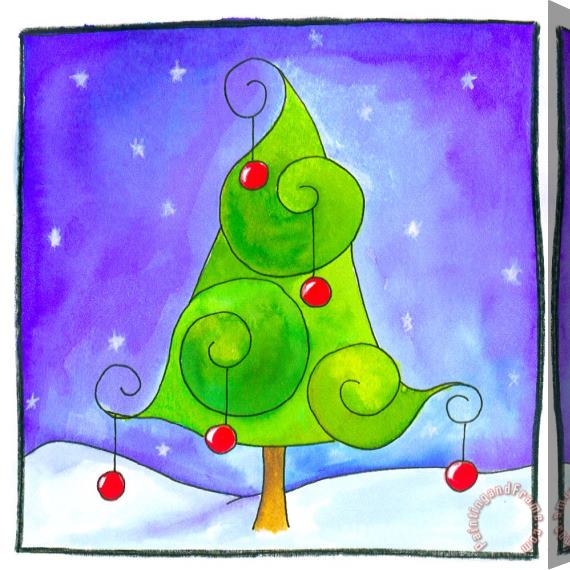 Esteban Studio Christmas Tree Stretched Canvas Print / Canvas Art