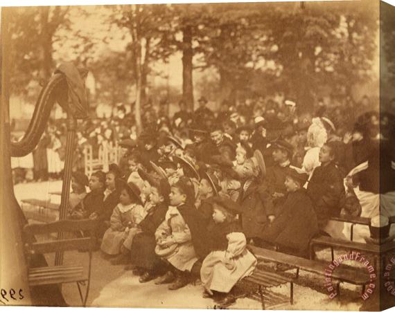 Eugene Atget Guignol, Jardin Du Luxembourg Stretched Canvas Painting / Canvas Art