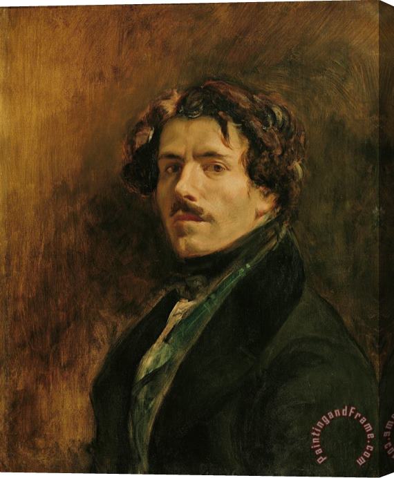 Eugene Delacroix Self Portrait Stretched Canvas Painting / Canvas Art