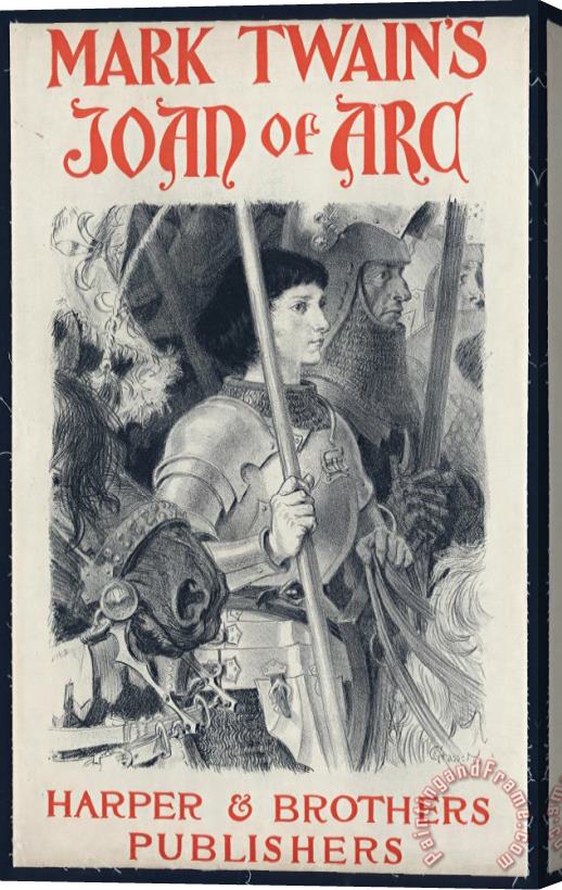 Eugene Grasset Mark Twain's Joan of Arc Stretched Canvas Painting / Canvas Art