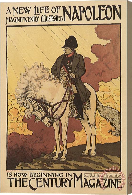 Eugene Grasset Napoleon in The Century Magazine C 1894 Stretched Canvas Print / Canvas Art
