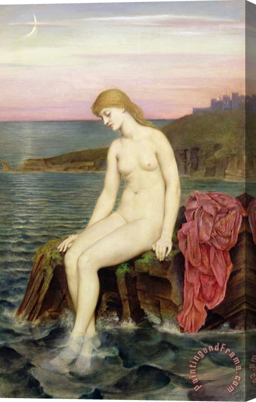 Evelyn De Morgan The Little Sea Maid Stretched Canvas Painting / Canvas Art