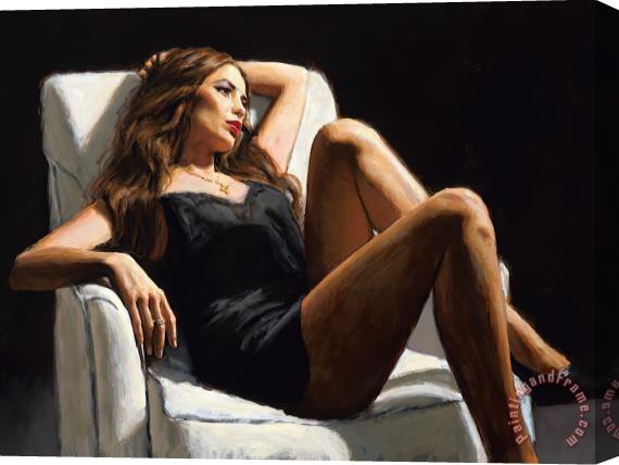 Fabian Perez At The Four Seasons, 2021 Stretched Canvas Print / Canvas Art