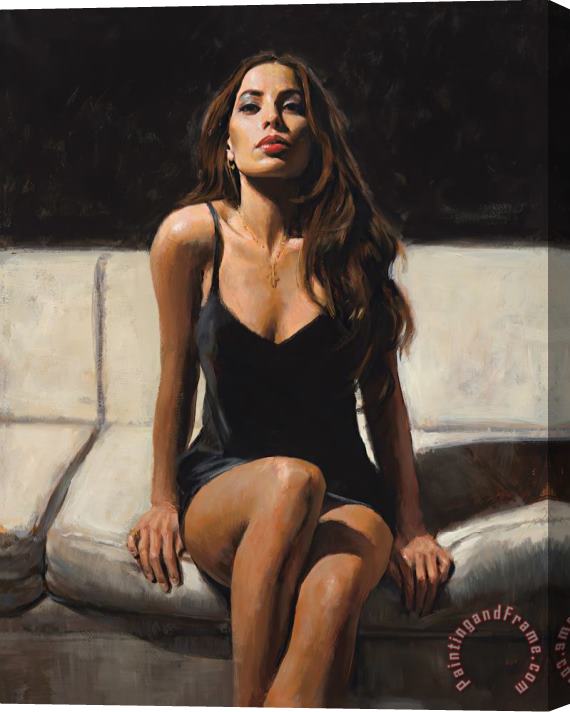 Fabian Perez At The Four Seasons II, 2021 Stretched Canvas Print / Canvas Art