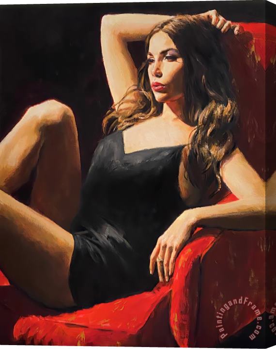 Fabian Perez At The Four Seasons V, 2022 Stretched Canvas Print / Canvas Art