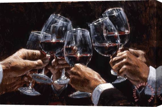 Fabian Perez For a Better Life Con Tinto Stretched Canvas Print / Canvas Art
