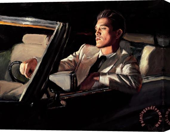 Fabian Perez Late Drive II Stretched Canvas Painting / Canvas Art