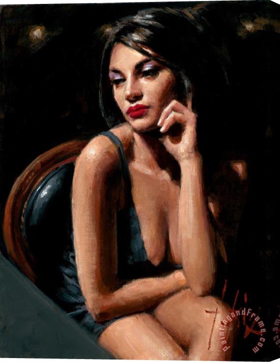 Fabian Perez Saba at Las Brujas III Stretched Canvas Painting / Canvas Art