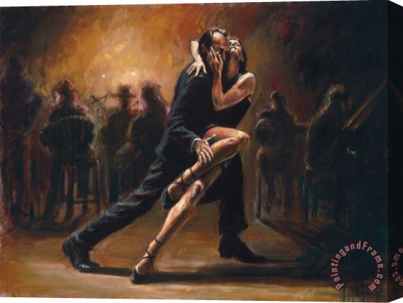 Fabian Perez Tango Stretched Canvas Painting / Canvas Art
