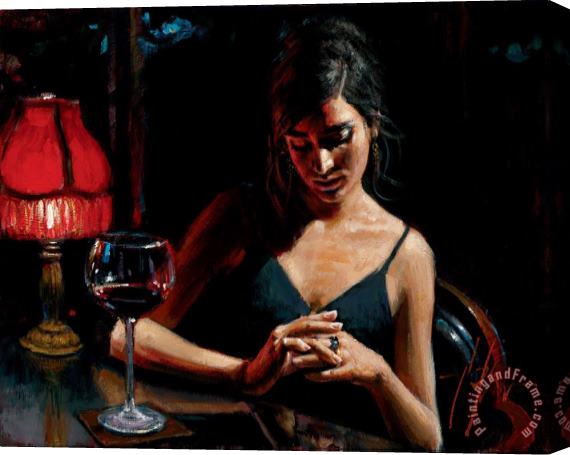 Fabian Perez The Ring Stretched Canvas Painting / Canvas Art