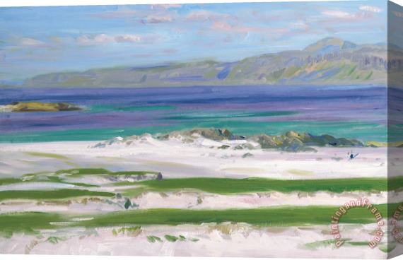 FCB Cadell Iona Sound And Ben More Stretched Canvas Print / Canvas Art
