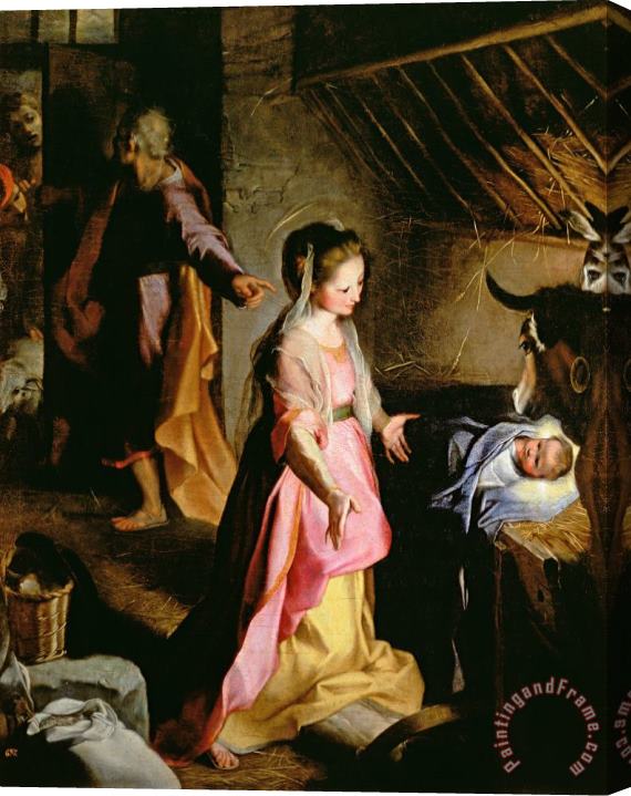 Federico Fiori Barocci or Baroccio The Adoration of the Child Stretched Canvas Painting / Canvas Art