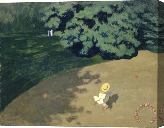Felix Vallotton The Ball Stretched Canvas Painting / Canvas Art