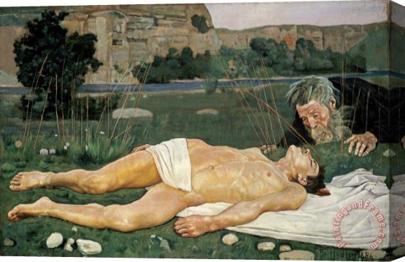 Ferdinand Hodler The Good Samaritan Stretched Canvas Painting / Canvas Art