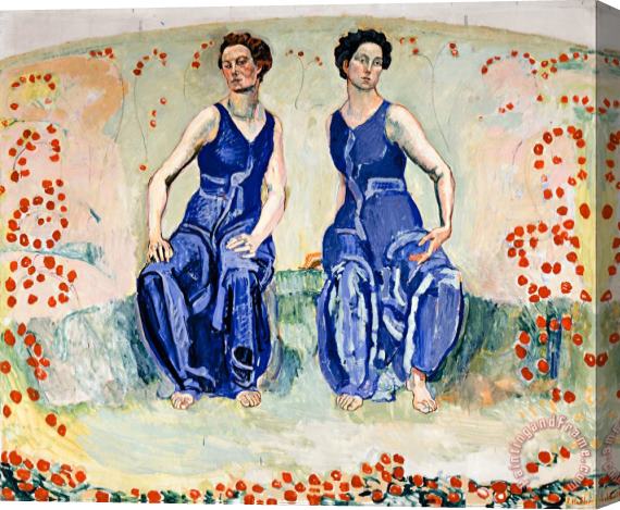 Ferdinand Hodler The Sacred Hour (die Heilige Stunde) Stretched Canvas Painting / Canvas Art