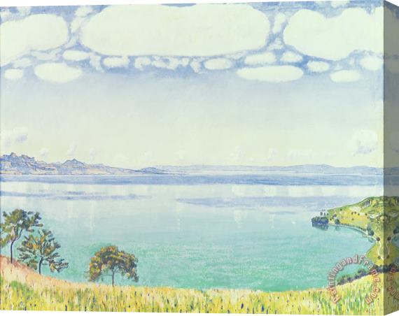 Ferdinand Hodler View of Lake Leman from Chexbres Stretched Canvas Painting / Canvas Art