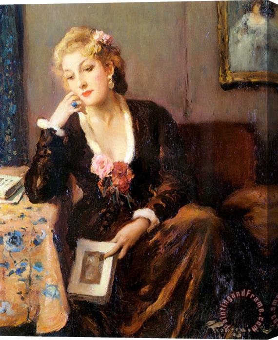 Fernand Toussaint Faraway Thoughts Stretched Canvas Print / Canvas Art