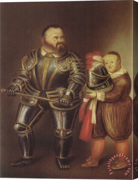 fernando botero Alof of Vignancourt After Caravaggio Stretched Canvas Painting / Canvas Art