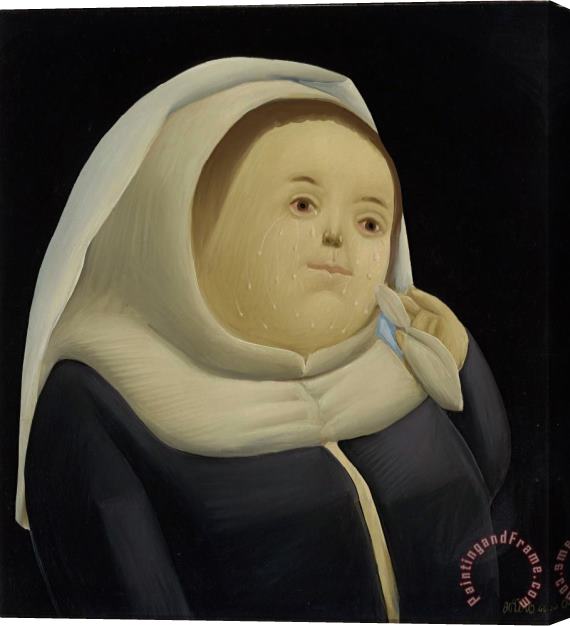 Fernando Botero Mother Superior, 2000 Stretched Canvas Print / Canvas Art