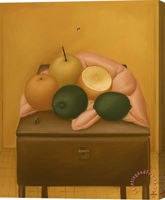 Fernando Botero Naranjas Y Limones, 1968 Stretched Canvas Print / Canvas Art
