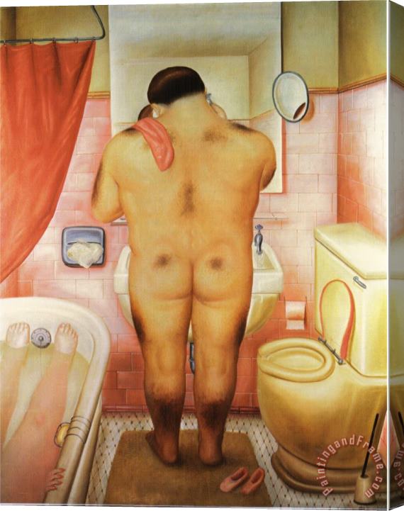 fernando botero Tribute to Bonnard 1 Stretched Canvas Print / Canvas Art fernando botero Tribute to Bonnard 1 Stretched Canvas Print / Canvas Art