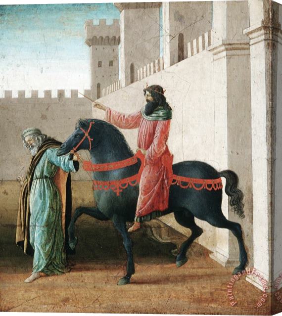 Filippino Lippi Mordecai Stretched Canvas Print / Canvas Art