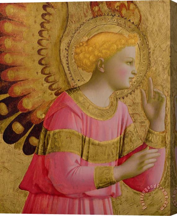 Fra Angelico Annunciatory Angel Stretched Canvas Print / Canvas Art