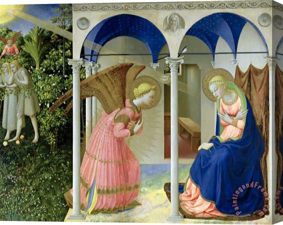 Fra Angelico The Annunciation Stretched Canvas Print / Canvas Art
