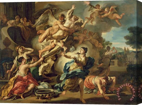 Francesco Solimen Abduction Of Orithyia Stretched Canvas Painting / Canvas Art