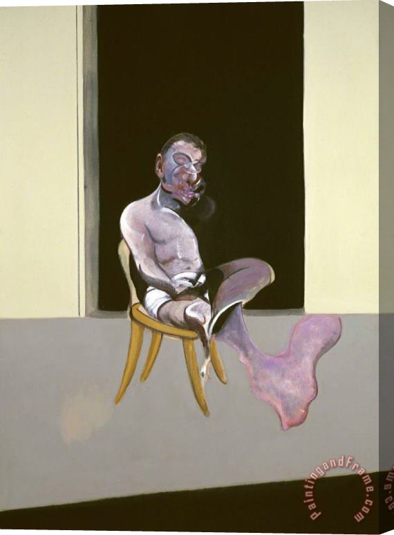 Francis Bacon August Triptych, Right Panel, 1972 Stretched Canvas Print / Canvas Art