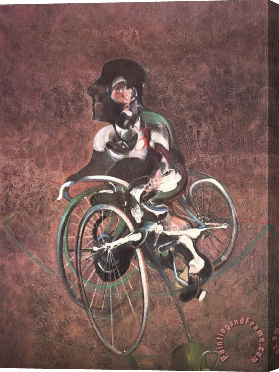 Francis Bacon Georges Cyclist, 1995 Stretched Canvas Print / Canvas Art