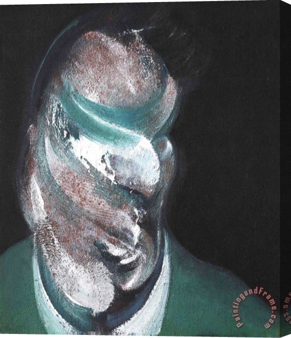 Francis Bacon Study for Head of Lucian Freud, 1967 Stretched Canvas Print / Canvas Art