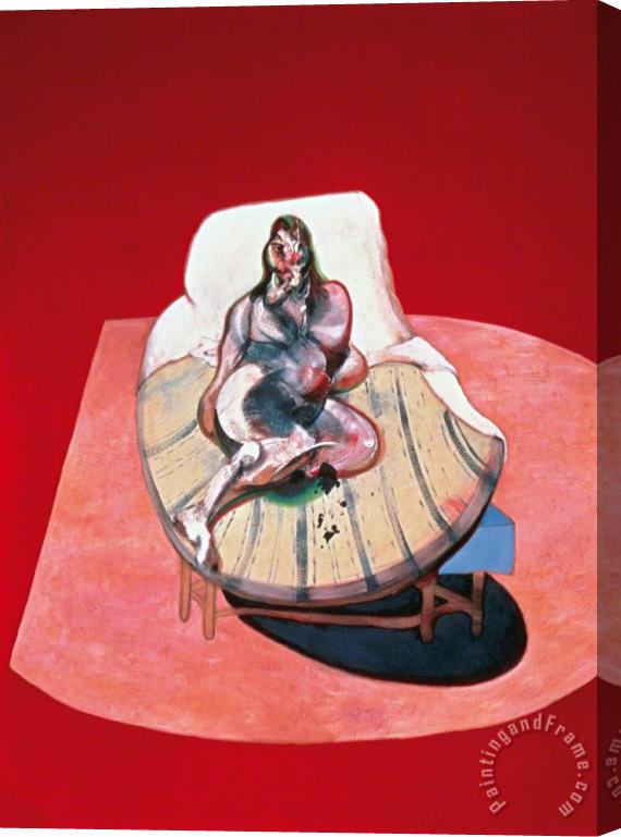 Francis Bacon Study for Portrait of Henrietta Moraes, 1964 Stretched Canvas Painting / Canvas Art