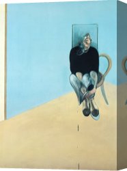1984 Canvas Prints - Study for Self Portrait 1982, 1984 by Francis Bacon
