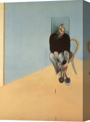 1984 Canvas Prints - Study for Self Portrait, 1984 by Francis Bacon